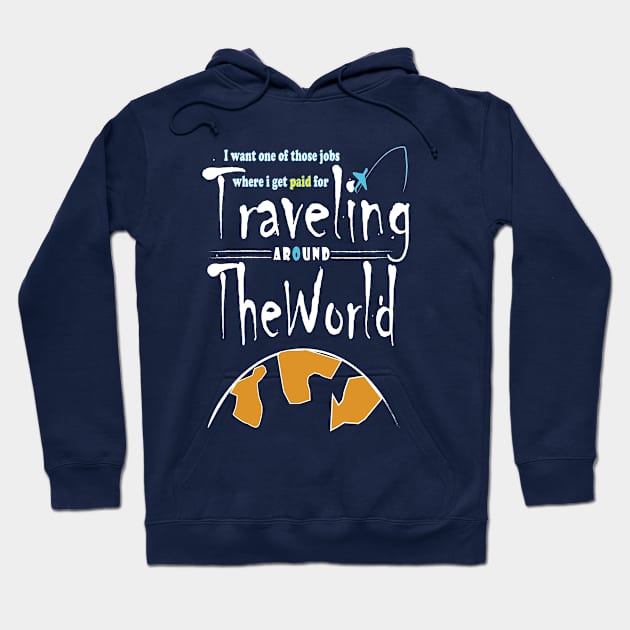 Traveling around the World Hoodie by mokhtar89